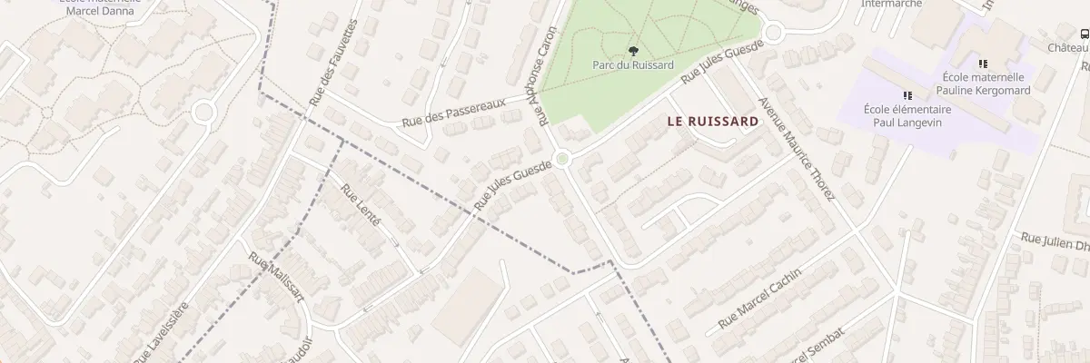 Plan du 44 Rue Paul Vaillant-Couturier à Beuvrages