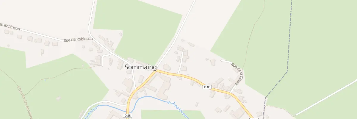 Plan du 1 Rue de l’Eglise à Sommaing