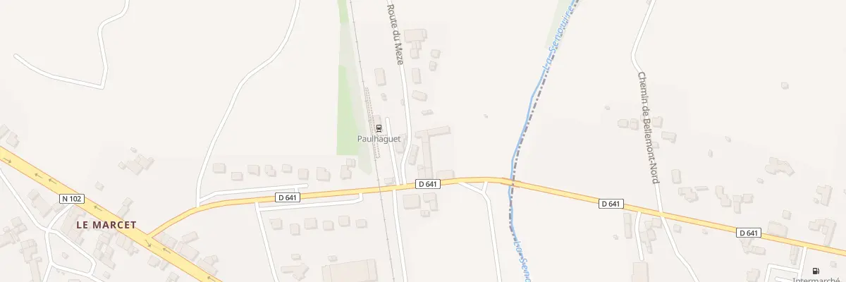 Plan du 52 Rte du Meze à Salzuit