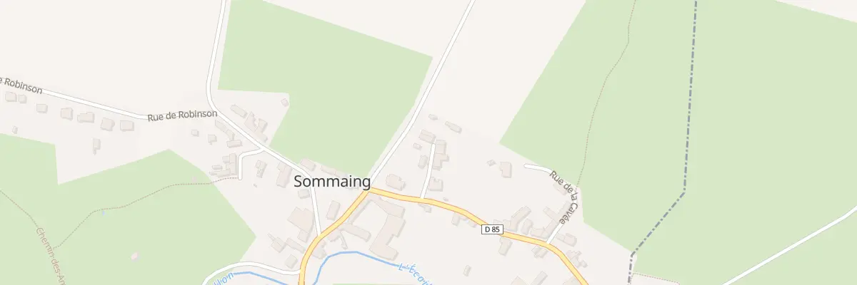 Plan du 3 Rue de l’Eglise à Sommaing