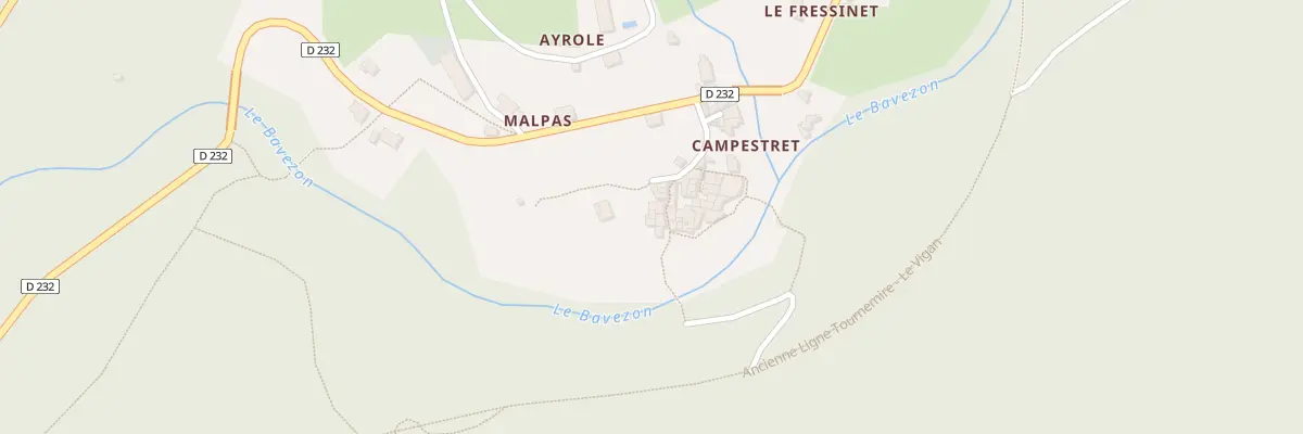 Plan du 5163 Campestret à Aumessas