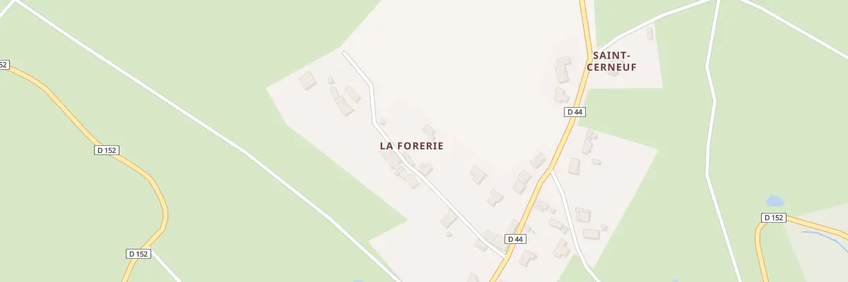 Plan du 5245 La Forerie à Sermentizon
