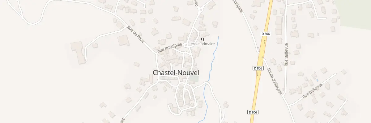Plan du 5023 Rue de la Fontaine à Chastel-Nouvel