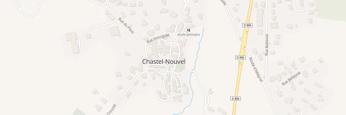 Plan du 5020 Rue de la Fontaine à Chastel-Nouvel