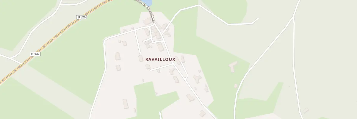 Plan du 59 Che de Ravailloux à Thiers