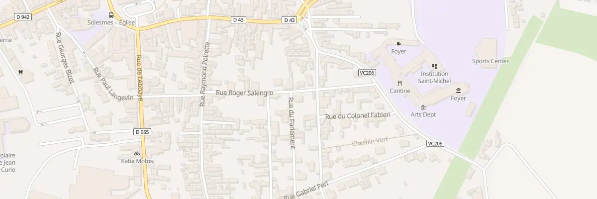 Plan du 18A Rue Roger Salengro à Solesmes
