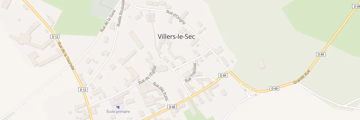 Plan du 21 Rue de l’Eglise à Villers-le-Sec