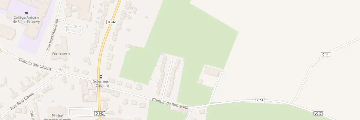 Plan du 11 Rue Printanière à Solesmes
