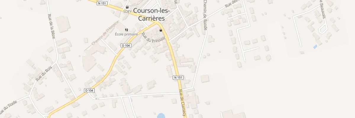 Plan du 9B Rue de Clamecy à Courson-les-Carrières