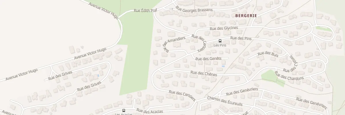 Plan du 15 Rue des Cerisiers à Mende