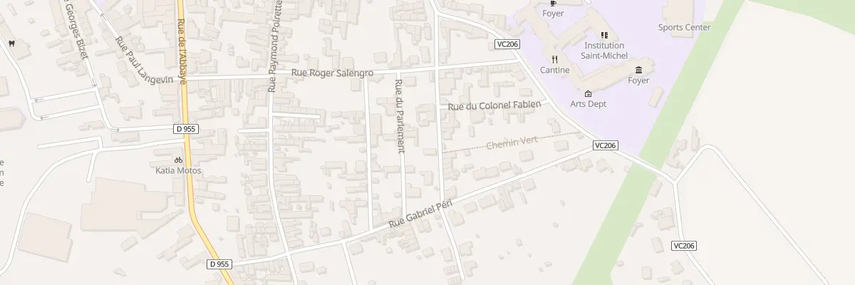 Plan du 6 Rue Royale à Solesmes