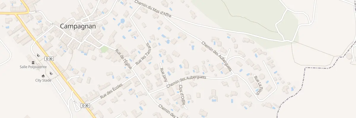 Plan du 6 Rue Jany à Campagnan