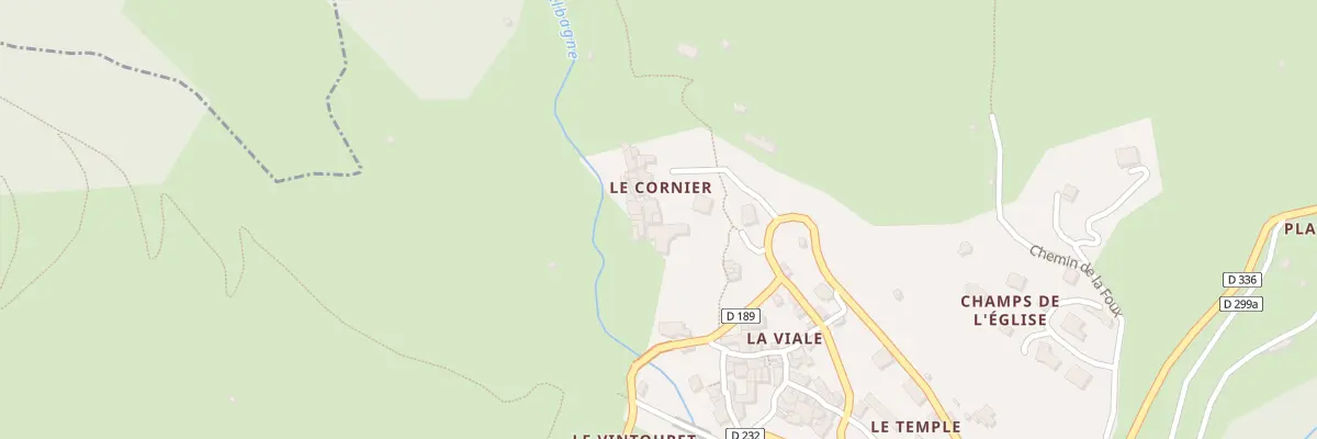 Plan du 5123 Le Cornier à Aumessas