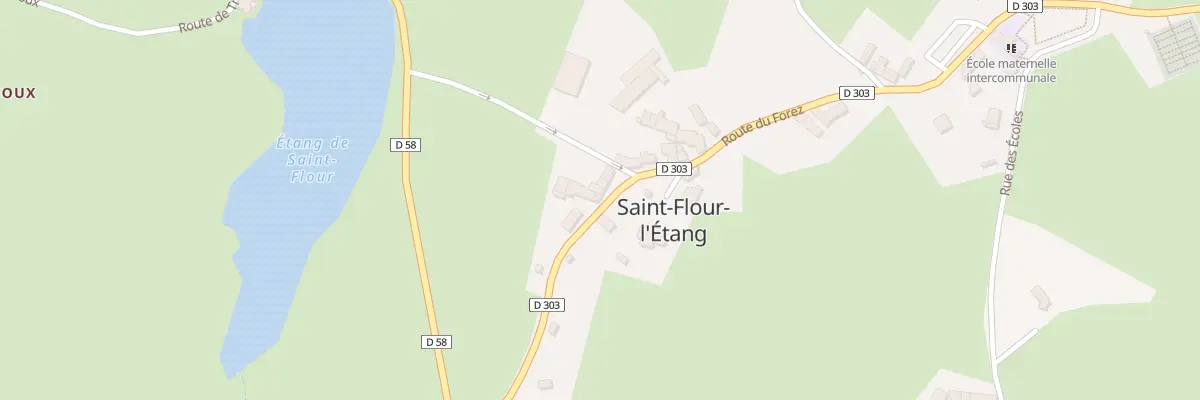 Plan du 5020 Le Bourg à Saint-Flour-l’Étang