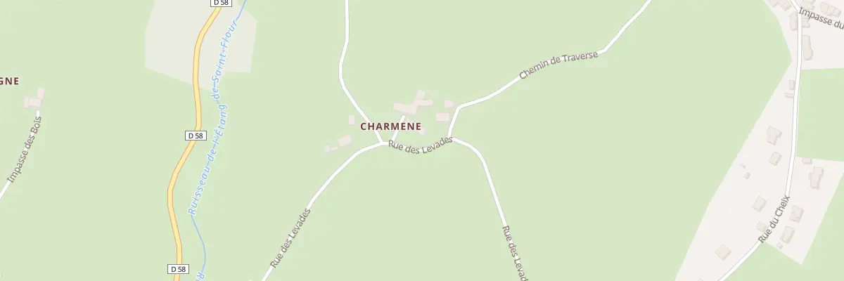 Plan du 5117 Charmene à Saint-Flour-l’Étang
