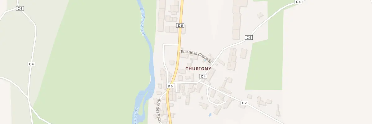 Plan du 84 Thurigny à Saint-Germain-des-Bois