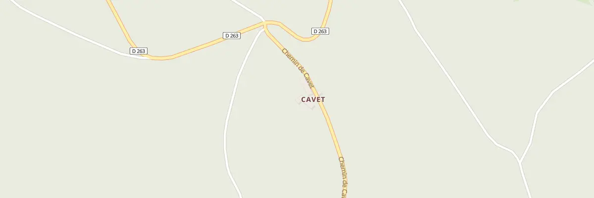 Plan du 5203 Cavet à Auzelles