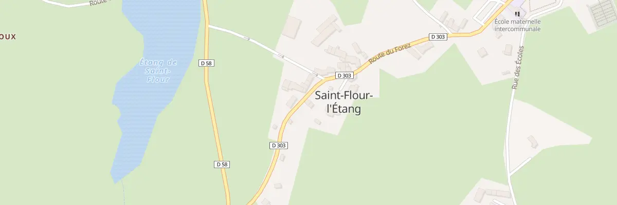 Plan du 5003 Le Bourg à Saint-Flour-l’Étang