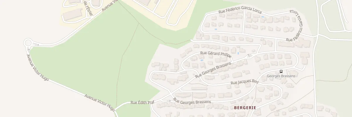 Plan du 9 Rue Gérard Philipe à Mende