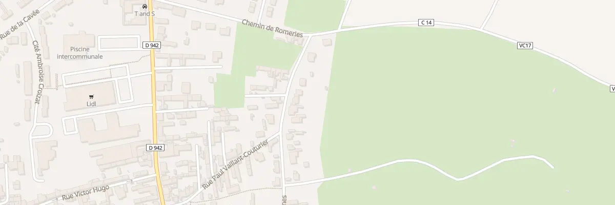 Plan du 30 Rue Paul Vaillant-couturier à Solesmes