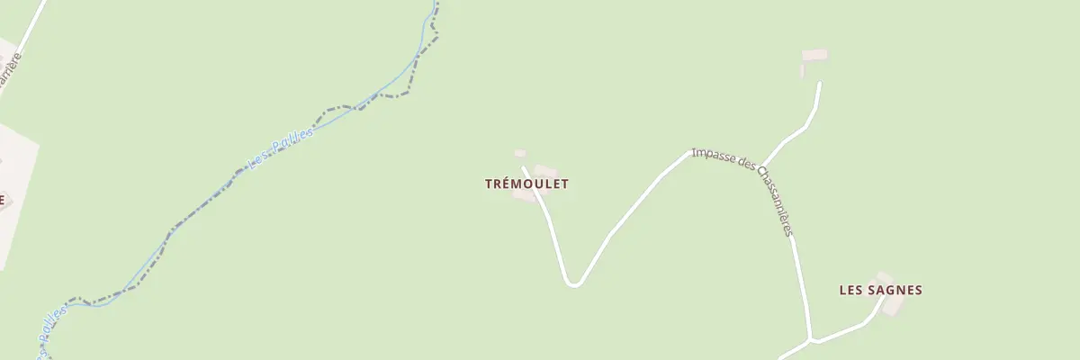 Plan du 5041 Tremoulet à Ceilloux