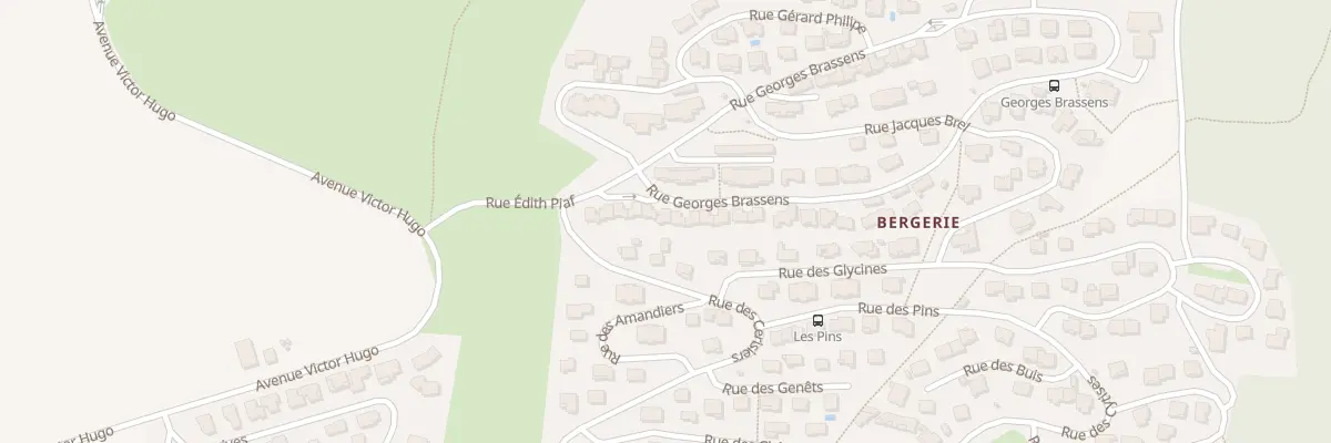 Plan du 75 Rue Georges Brassens à Mende