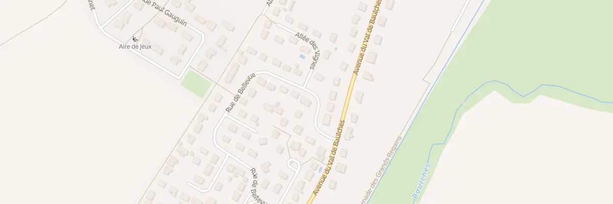 Plan du 10 Rue de Bellevue à Villefargeau