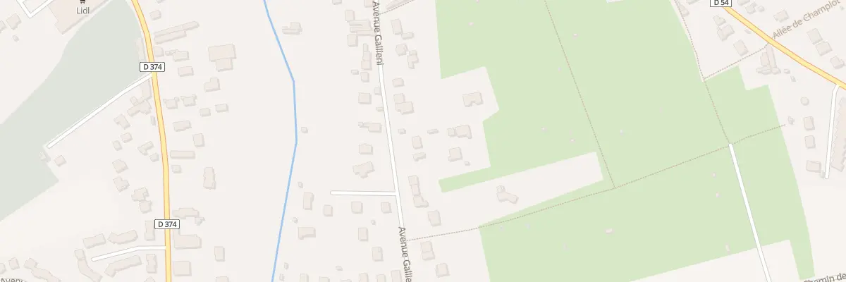 Plan du 33 Av Gallieni à Nogent-sur-Seine