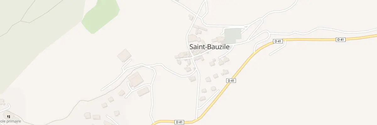 Plan du 5102 Saint Bauzile Village à Saint-Bauzile