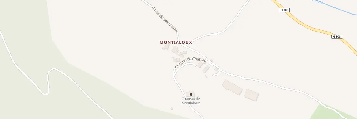 Plan du 5342 Montialoux à Saint-Bauzile