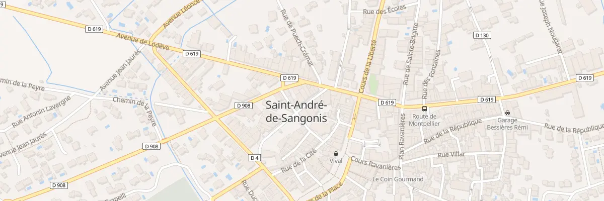 Plan du 4T Rue Bayard à Saint-André-de-Sangonis