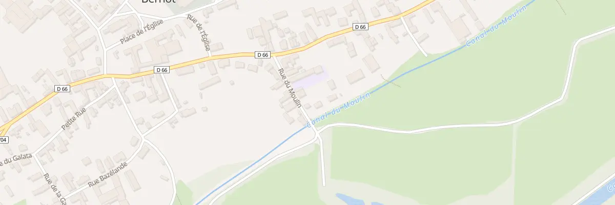 Plan du 5 Rue du Moulin à Bernot