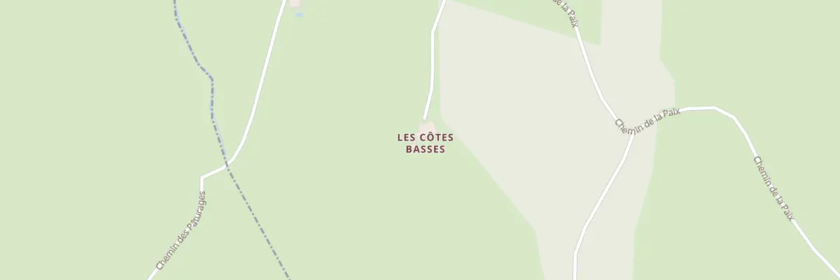 Plan du 5100 Les Cotes à Ceilloux