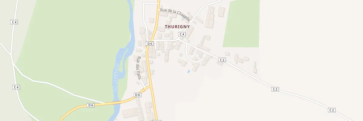 Plan du 98 Thurigny à Saint-Germain-des-Bois