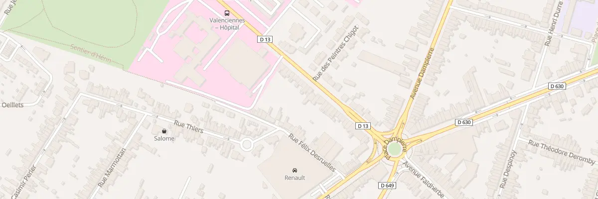 Plan du 39 Av Desandrouins à Valenciennes