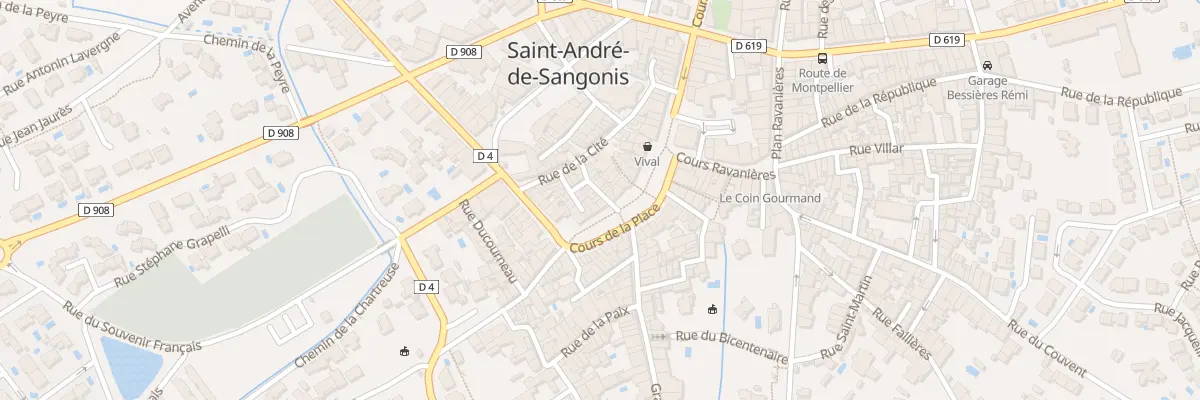 Plan du 1 Rue du Porche à Saint-André-de-Sangonis