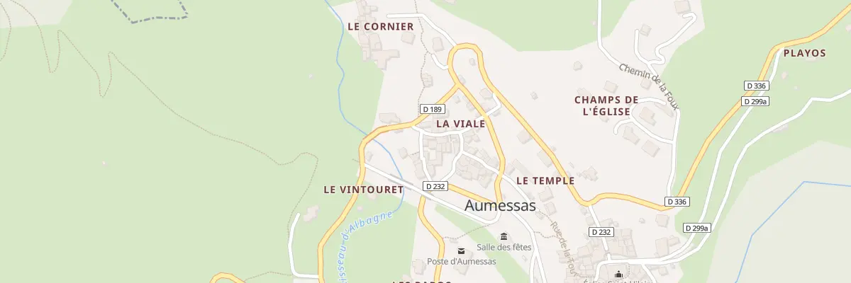 Plan du 5090 La Viale à Aumessas