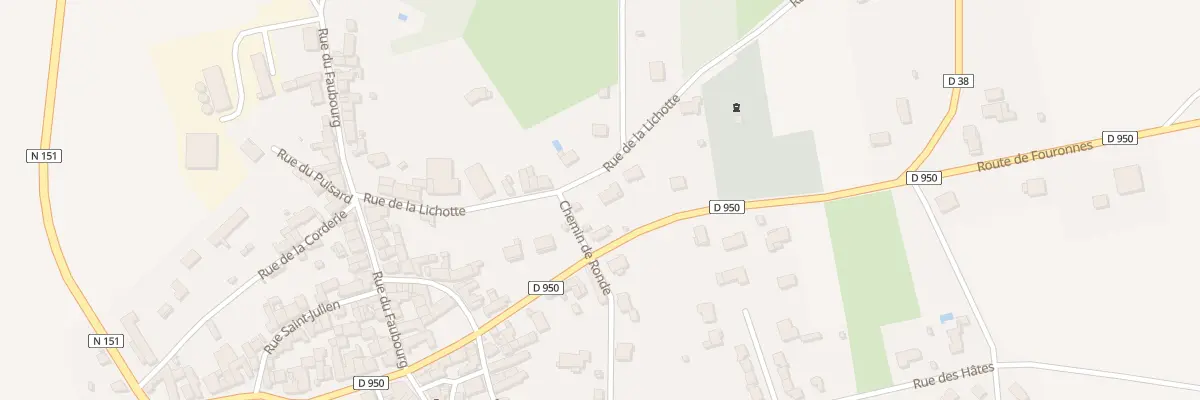 Plan du 4 Rue de la Lichotte à Courson-les-Carrières