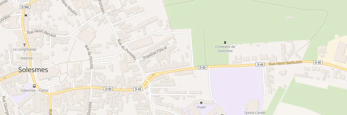 Plan du 17 Rue Henri Barbusse à Solesmes