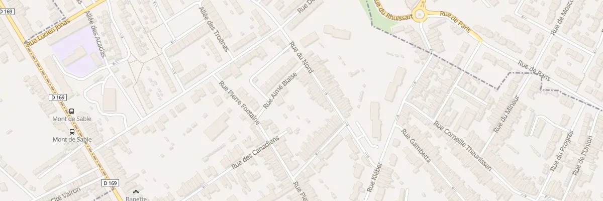 Plan du 54 Rue du Nord à Anzin