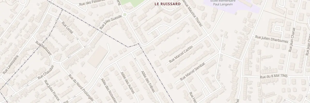 Plan du 22B Rue Paul Vaillant-Couturier à Beuvrages