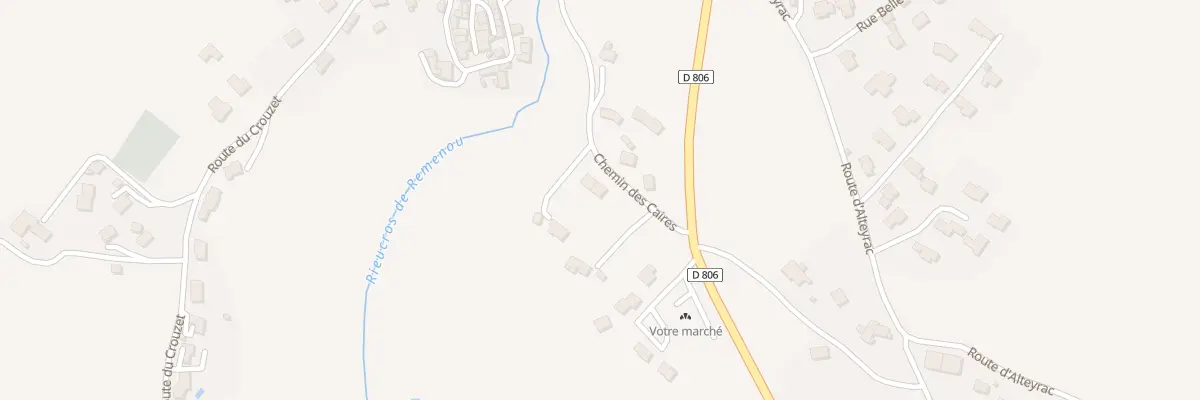 Plan du 7 Che des Caïres à Chastel-Nouvel