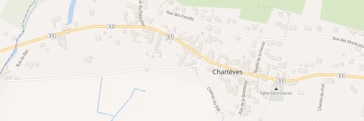 Plan du 6 Cour de la Ferme à Chartèves