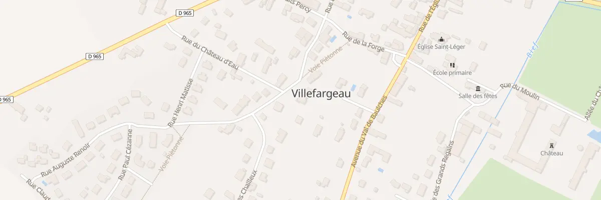 Plan du 11 Rue du Petit Bois à Villefargeau
