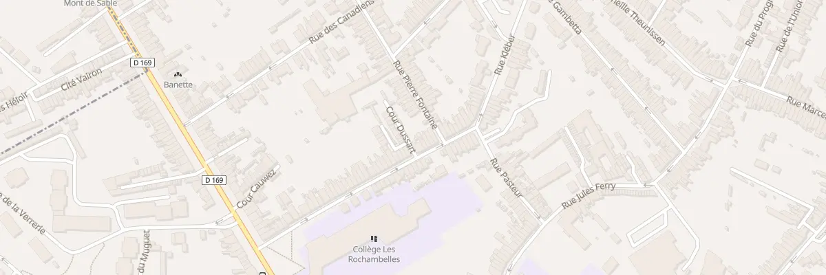 Plan du 62 Rue Kleber à Anzin