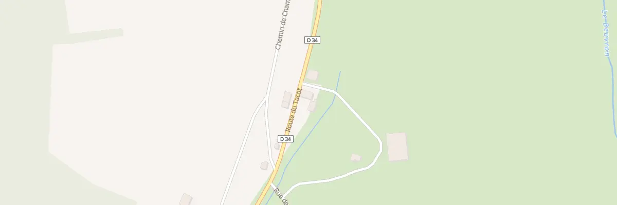 Plan du 2 Rte du Tacot à Neuilly