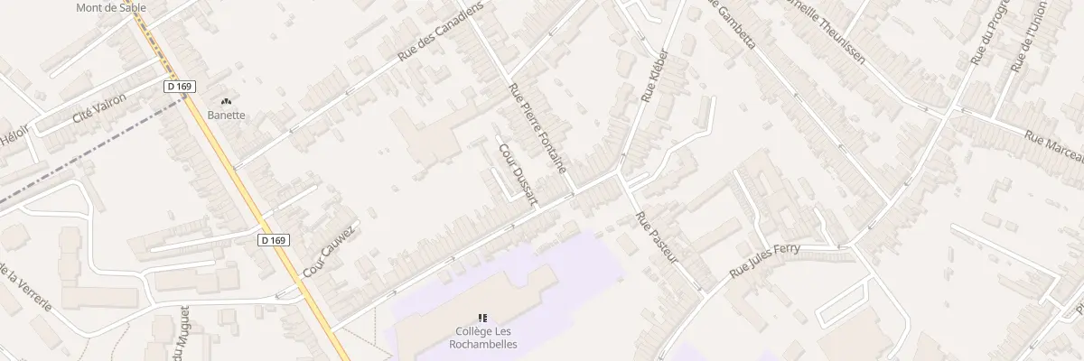 Plan du 64 Rue Kleber à Anzin