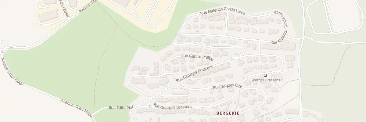 Plan du 8 Rue Gérard Philipe à Mende