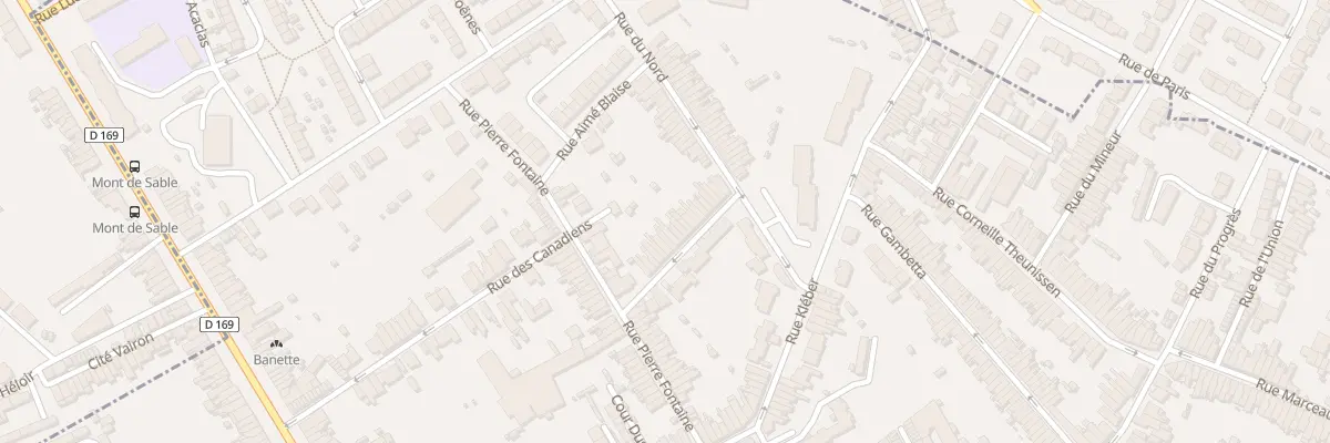 Plan du 18 Rue Marcel Sembat à Anzin