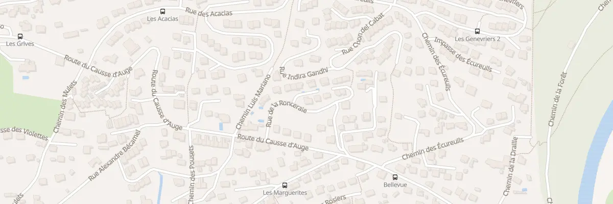 Plan du 19 Rue de la Ronceraie à Mende
